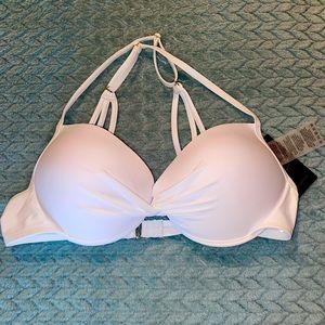 NWT White Push - Up Bikini Top !!!